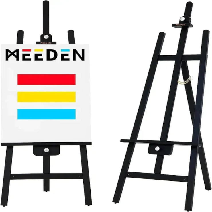 Black Wooden Easel Stand