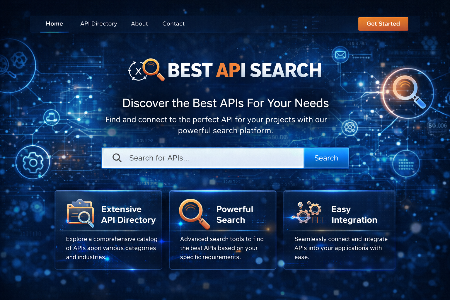 best api search company's homepage
