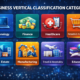 business vertical classification categories
