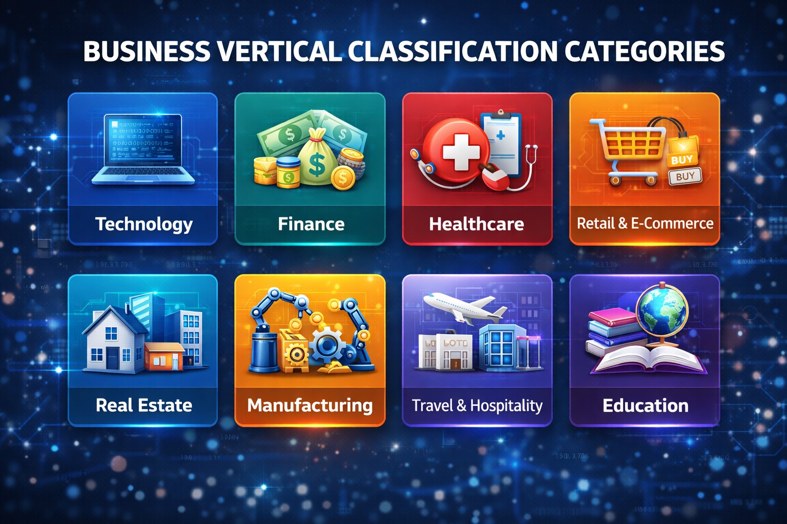 business vertical classification categories
